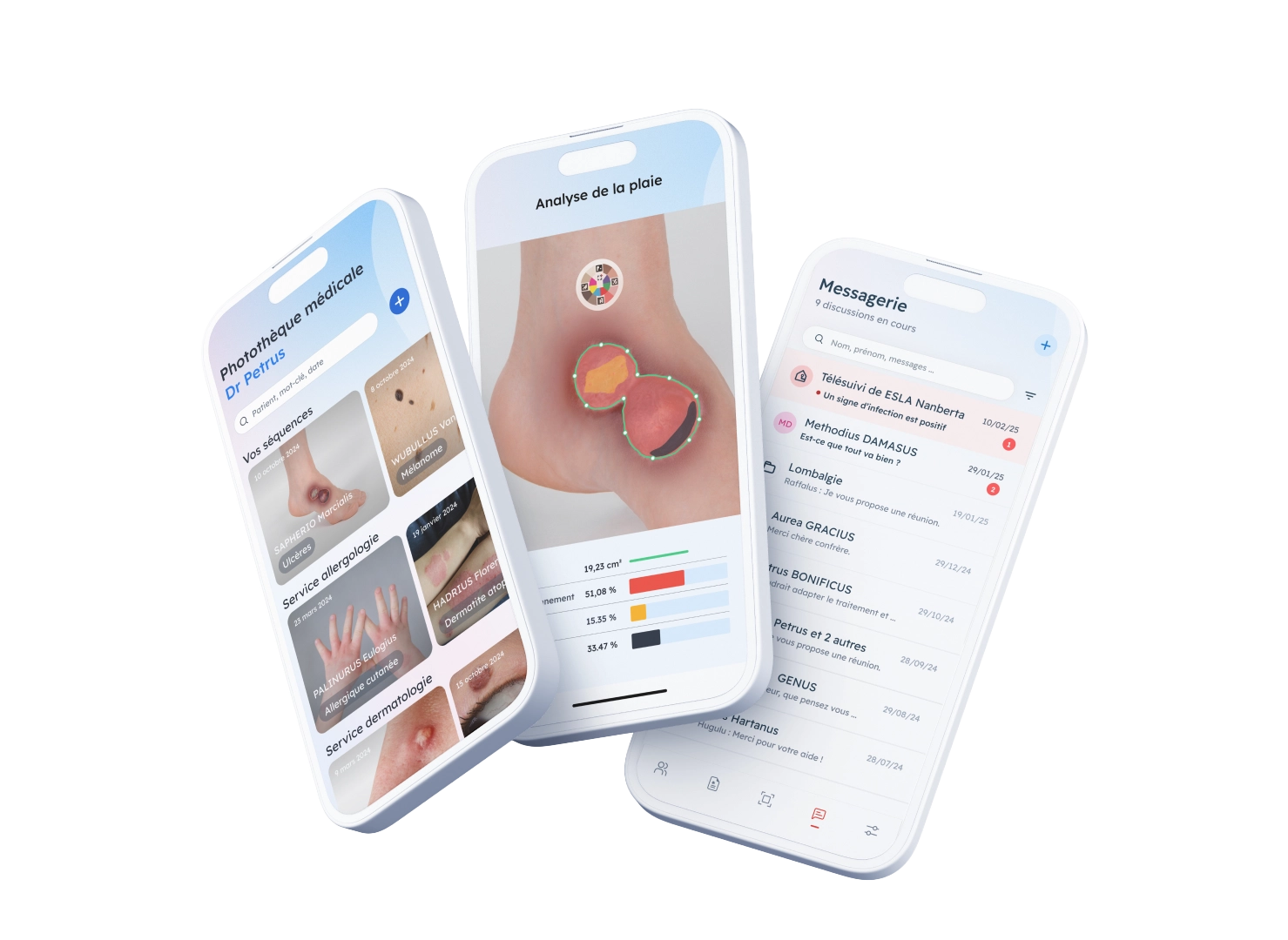 Pixacare — Interface application